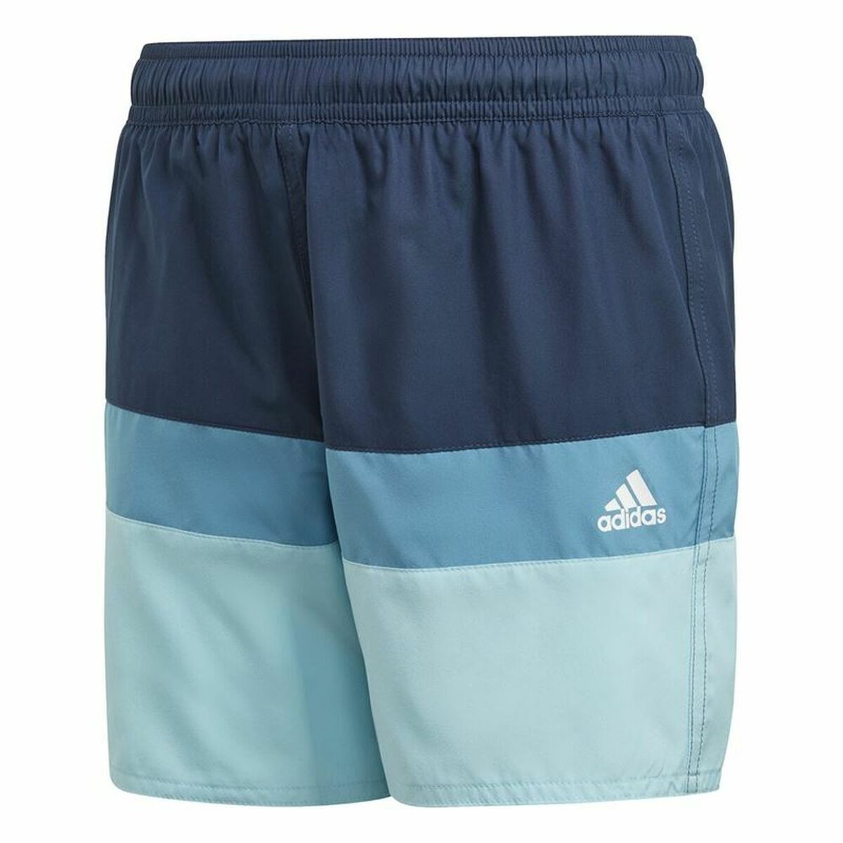 Children’s Bathing Costume Colorblock Adidas Blue Dark blue