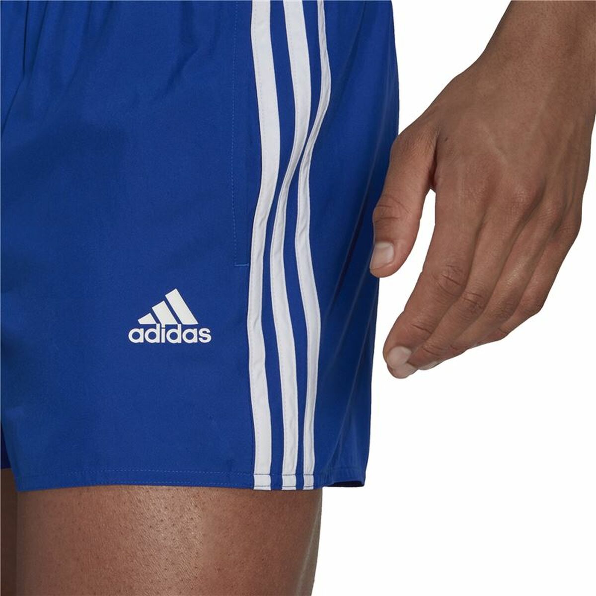 Men’s Bathing Costume Adidas Classic 3 Stripes Royal Blue