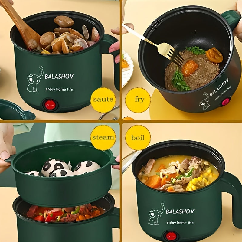 Compact EU Plug Mini Electric Hot Pot  Skillet