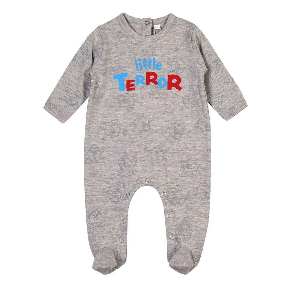 Baby's Long-sleeved Romper Suit Looney Tunes Grey