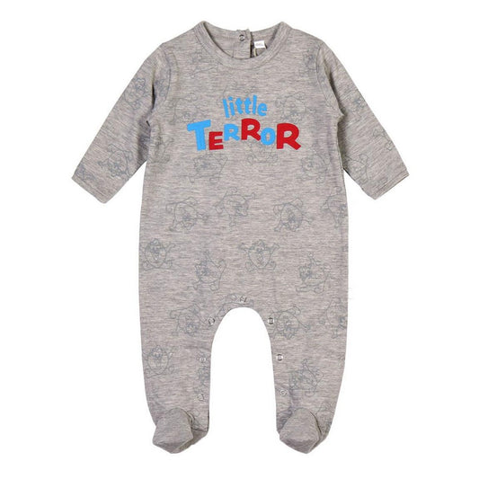 Baby's Long-sleeved Romper Suit Looney Tunes Grey