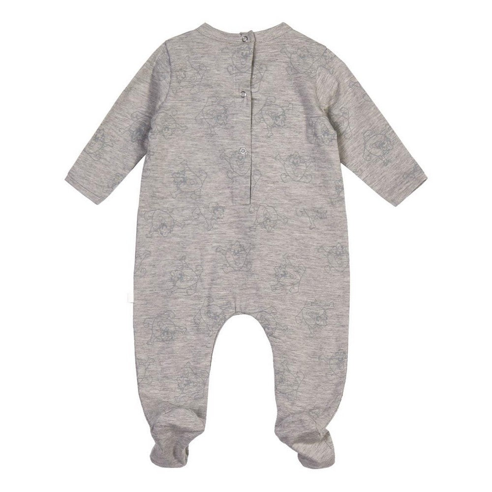 Baby's Long-sleeved Romper Suit Looney Tunes Grey