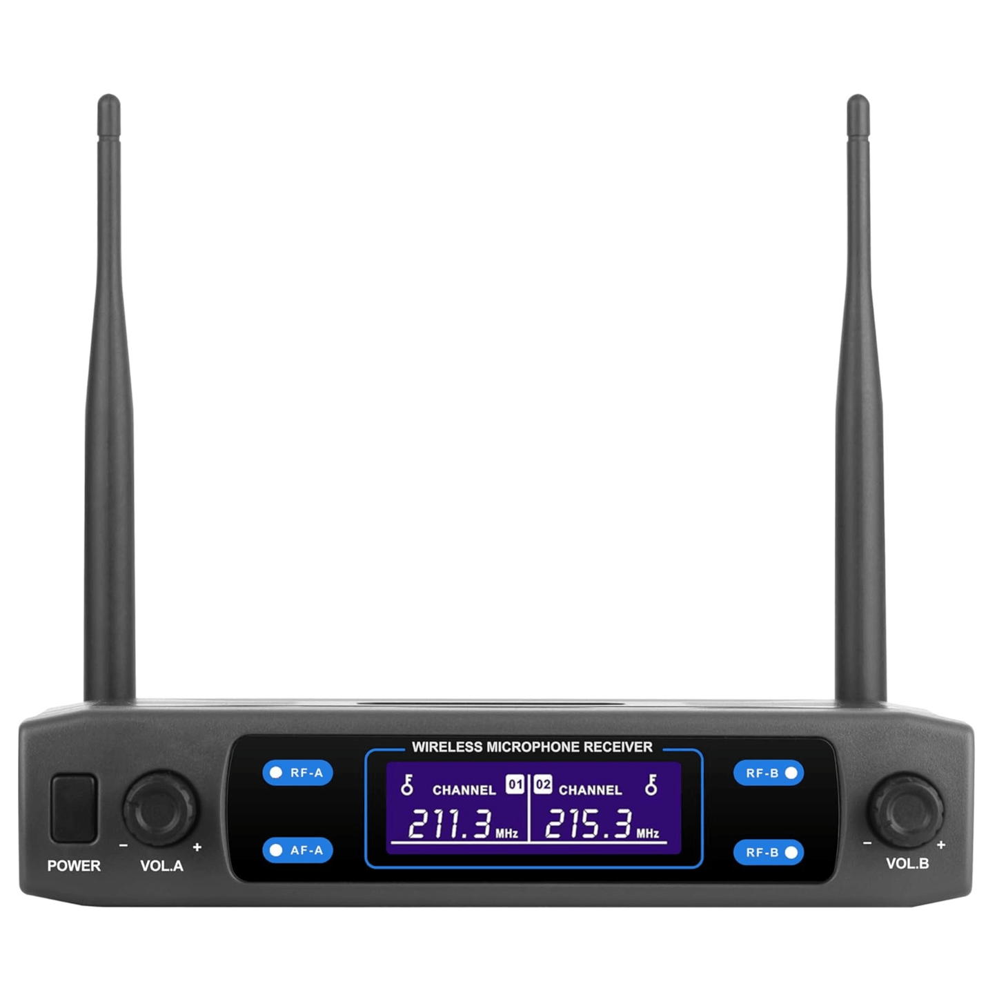 Supersonic VHF Dual Fixed Channel Professional Wireless Microphone