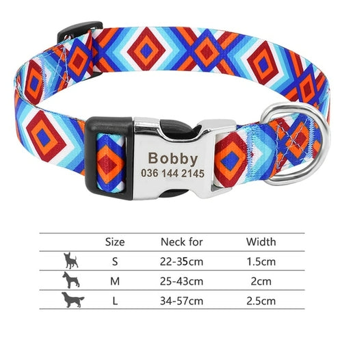 Nylon Dogs Cat Id Collars | Collars, Harnesses Leads - Adjustable