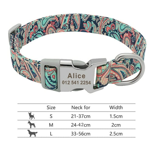 Nylon Dogs Cat Id Collars | Collars, Harnesses Leads - Adjustable