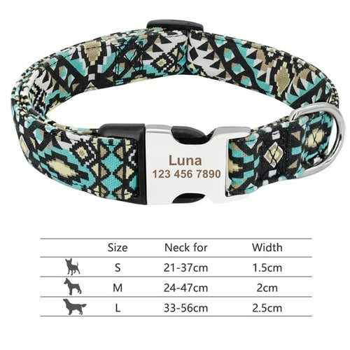 Nylon Dogs Cat Id Collars | Collars, Harnesses Leads - Adjustable