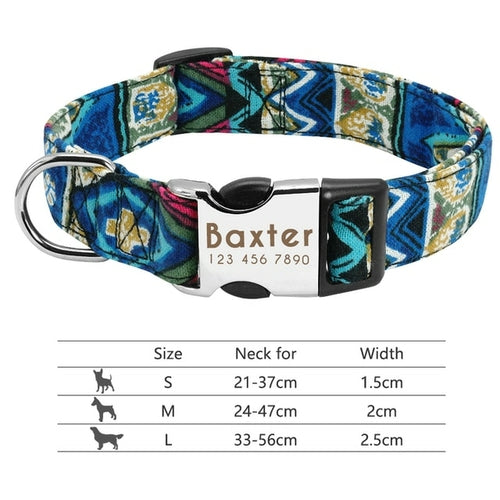 Nylon Dogs Cat Id Collars | Collars, Harnesses Leads - Adjustable