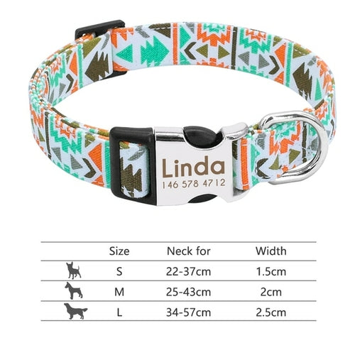 Nylon Dogs Cat Id Collars | Collars, Harnesses Leads - Adjustable