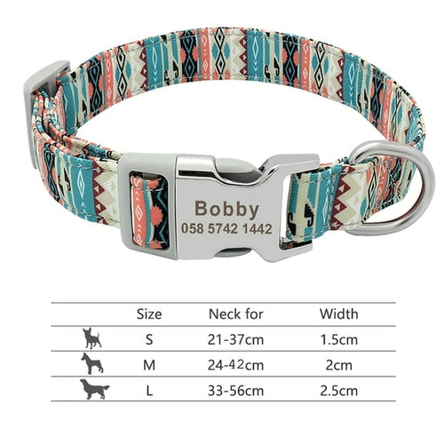 Nylon Dogs Cat Id Collars | Collars, Harnesses Leads - Adjustable