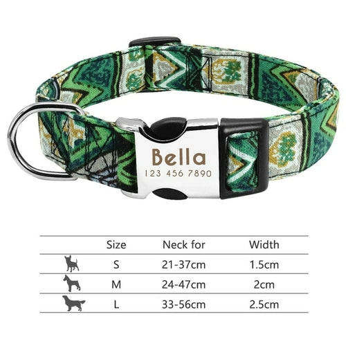 Nylon Dogs Cat Id Collars | Collars, Harnesses Leads - Adjustable