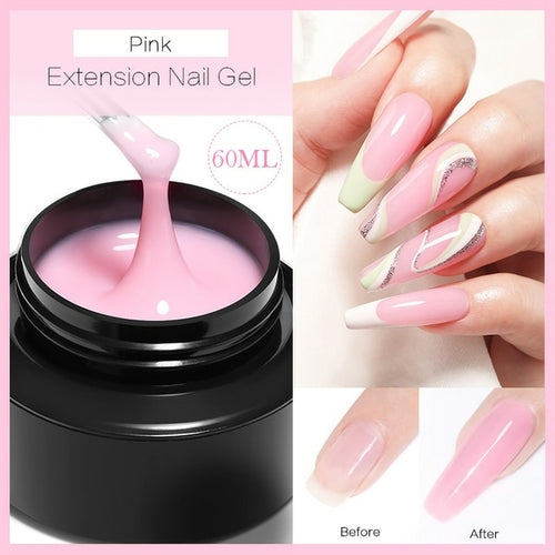 Born Pretty 60/30ml Hard Jelly Extension Nail Gel Polish French Nails