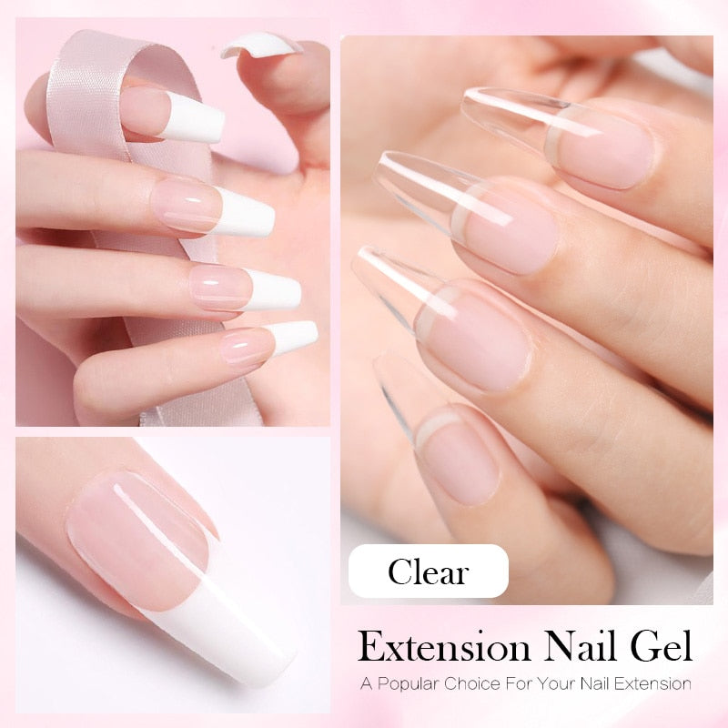 Born Pretty 60/30ml Hard Jelly Extension Nail Gel Polish French Nails