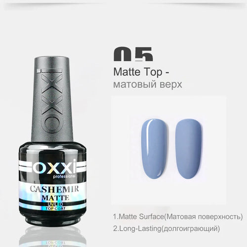 OXXI 15ml Base and Top Coat for Gel Polish Semi-permanent Varnish