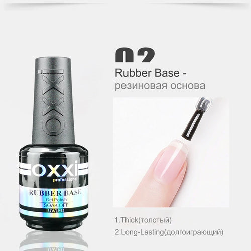 OXXI 15ml Base and Top Coat for Gel Polish Semi-permanent Varnish