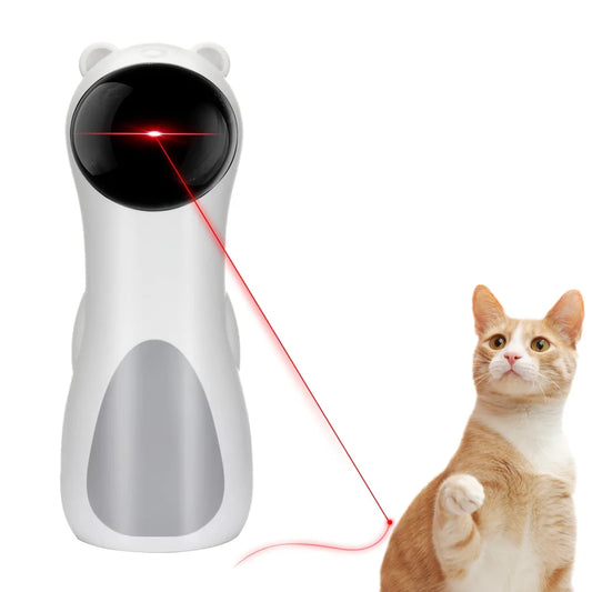 Funny Cat Laser Infrared Handheld Toy Automatic Teaser LED Kitten