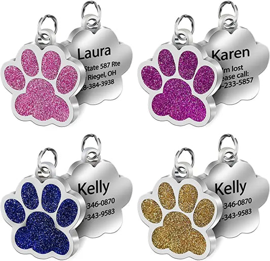 Personalized Dog Tag Stainless Steel Name Engraved ID Tags For Dog