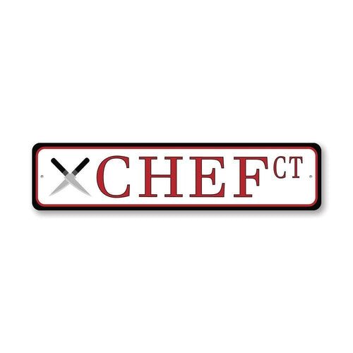 Chef Street Sign