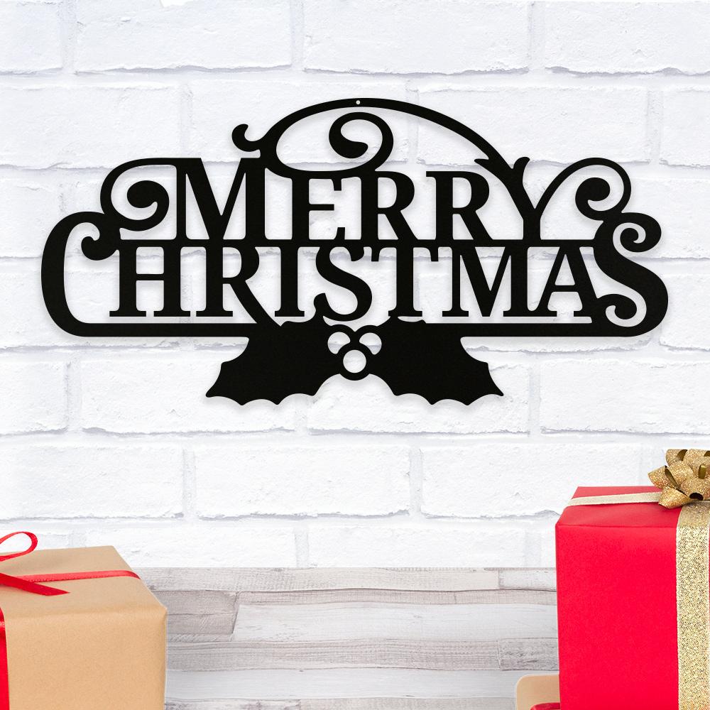 Merry Christmas - Metal Wall Art/Decor