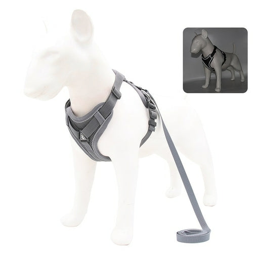 No Pull Dog Harness And Leash Set Adjustable Pet Harness Vest For