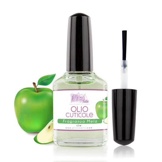 Olio Cuticole Unghie Di Mani E Piedi Professionale Mela 12 ml