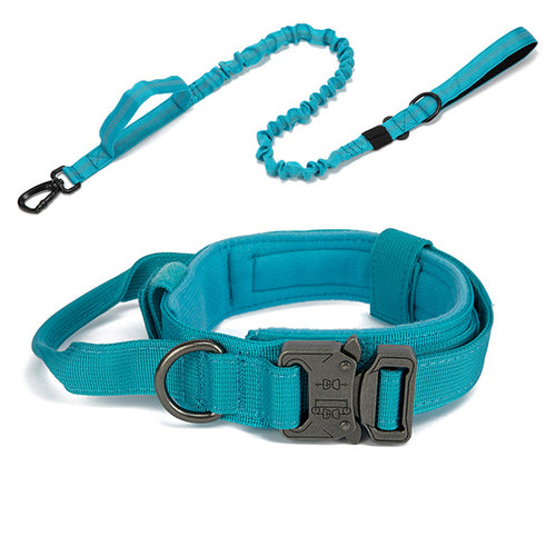 Pet Dog Collar Leash Set Nylon Material Durable Dog Collar Reflective