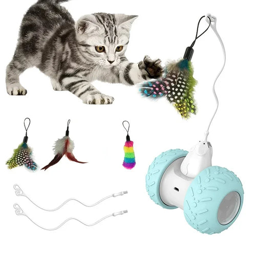 ATUBAN Automatic Cat Toys Interactive for Indoor Cats,Electric Robotic