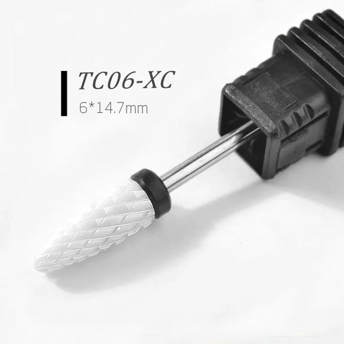 Ceramic Nail Drill Bits Milling Cutter Nail Files Grinding Head