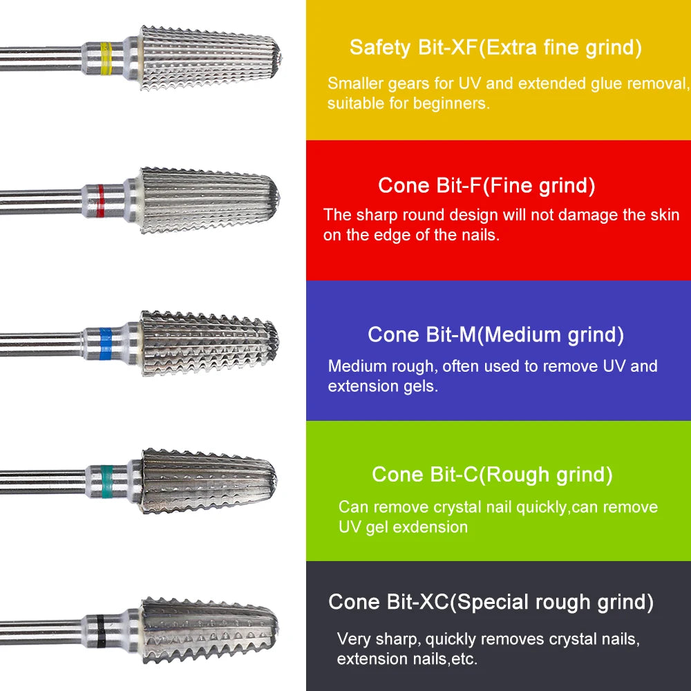 Carbide Milling Cutter Professional Manicure Electric Rotary Manicure