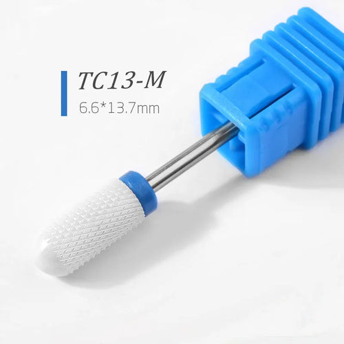 Ceramic Nail Drill Bits Milling Cutter Nail Files Grinding Head