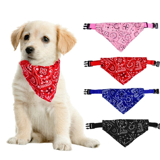 Pet Dog Neck Scarf Puppy Cat Dog Collar Bandana Collar Scarf with