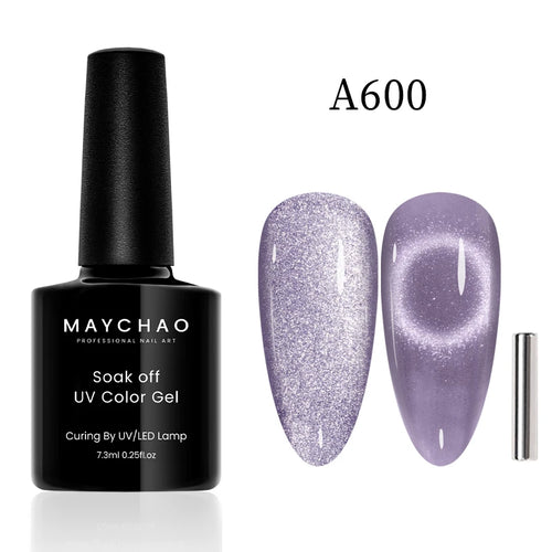 MAYCHAO 12ML Cat Eye Gel Nail Polish With Magnet Soak off UV