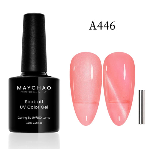 MAYCHAO 12ML Cat Eye Gel Nail Polish With Magnet Soak off UV