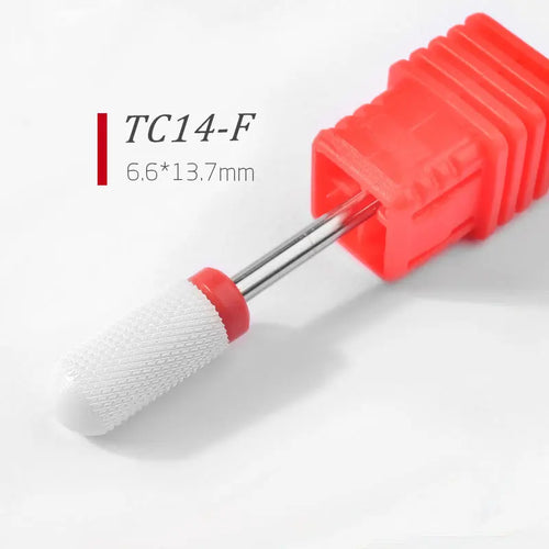 Ceramic Nail Drill Bits Milling Cutter Nail Files Grinding Head