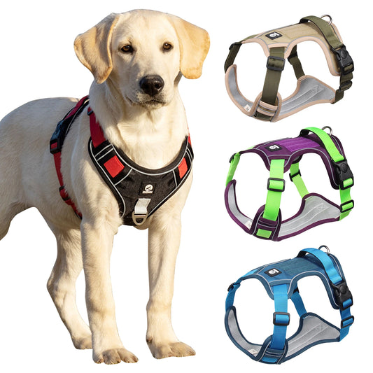 Dog Harness Reflective Midium Large Dogs Tactical Vest Big 1680D