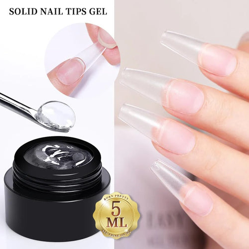 BORN PRETTY Jelly Nude Pink Non Stick Hand Solid Extension Nail Gel