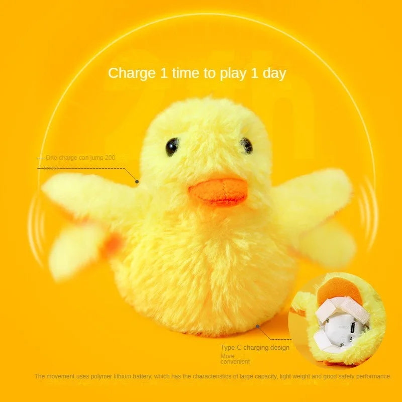 Flapping Duck Cat Toys Interactive Electric Bird Toys Washable Cat