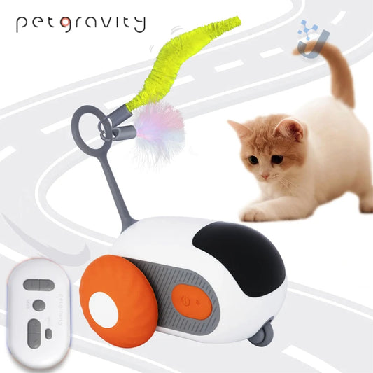 Cat Smart Interactive Car Toy Pet Gravity Automatic Moving Remote