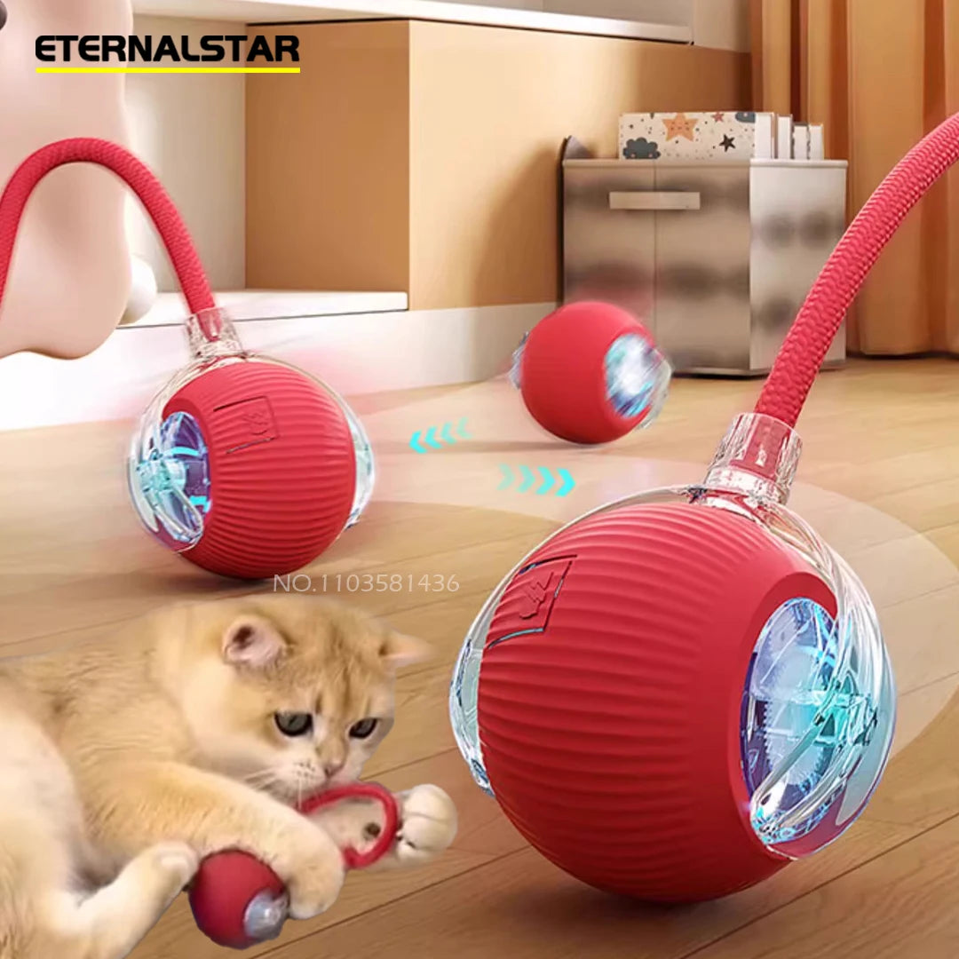 New Rechargeable Smart Interactive Ball for Pet, Motorized Toy, Dog