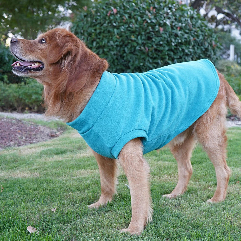 Fleece Cat Dog Jacket S to 8XL Spring Autumn Pet Clothes for Small