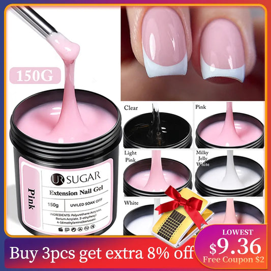 UR SUGAR 150g Extension French Acrylic Gel Soak Off UV LED Camouflage