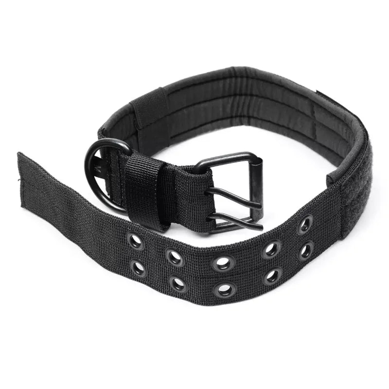 Durable Tactical Dog Collar Adjustable Pet Collar Medium Large Dog