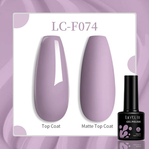 LILYCUTE 129 Colors 7ML Nail Gel Polish Nail Supplies Vernis Semi