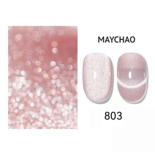 MAYCHAO 12ML Cat Eye Gel Nail Polish With Magnet Soak off UV