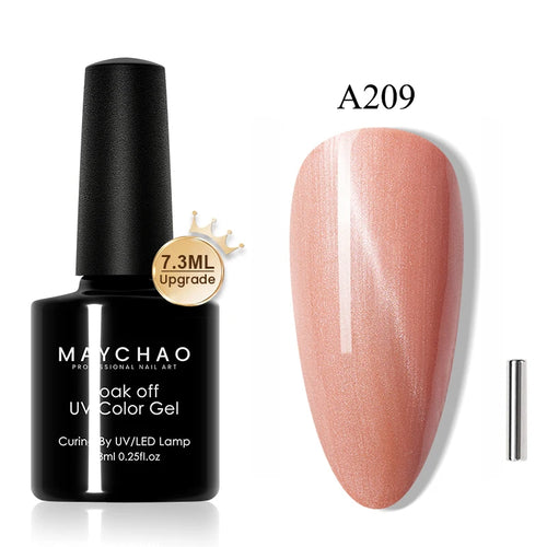 MAYCHAO 12ML Cat Eye Gel Nail Polish With Magnet Soak off UV