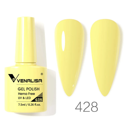 Venalisa Nail Gel Polish 7.5ml HEMA FREE Soak Off UV LED Gel Varnish