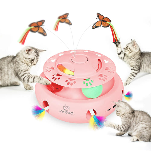 INKZOO Cat Toys, Interactive Cat Toys for Indoor Cats,  Smart