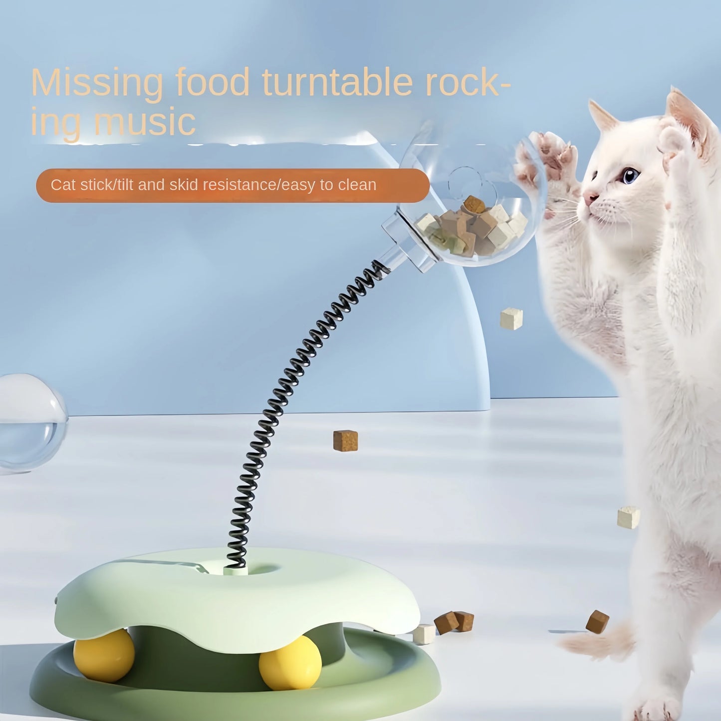 Cat Puzzle Food Leaking Ball Toy Cat Dog Interactive Treat Leaking Toy