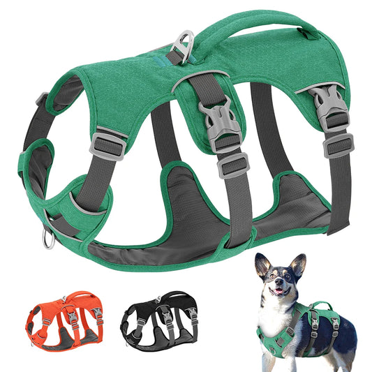 Nylon Pet Dog Harness Reflective Dog Harnesses Durable Vest With