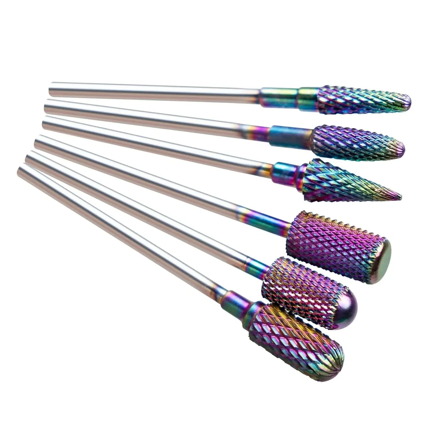 Nail Drill Bits for Acrylic Gel Nails Tungsten Carbide Nail Bits for