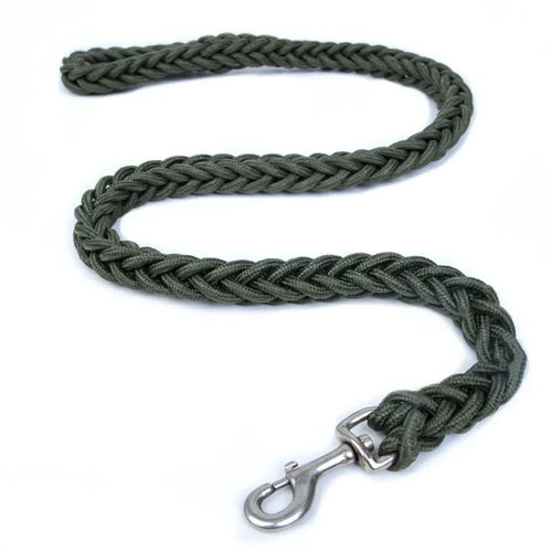 Large Dog Leash Traction Rope with Heavy Duty Buckle Hand-knitted